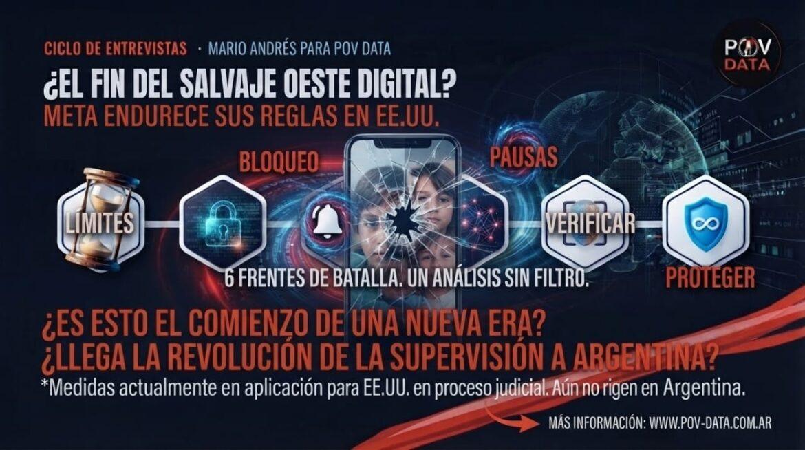 Meta implementa límites de uso y bloqueo nocturno para adolescentes