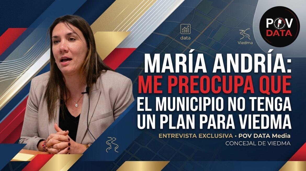 Maria Andria – Me preocupa que el Municipio no tenga un plan para Viedma